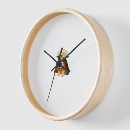 Bichon Frisé Halloween Vampire Pup met Pumpkin Ba (Hoek)