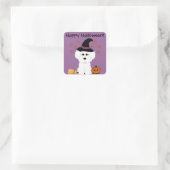Bichon Frise Heks  Halloween Stickers (Tas)