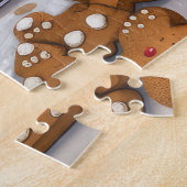 Bichon Frise Holiday Baking: Feestelijke Kerst Legpuzzel (Zijkant)