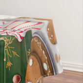 Bichon Frise Holiday Baking: Feestelijke Kerst Tafelkleed (Voorbeeld)