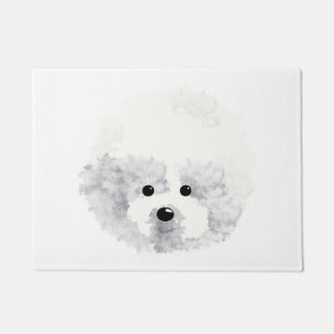 Bichon Frise hond Deurmat
