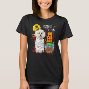 Bichon Frise Hond Halloween Kostuum Hond T-shirt