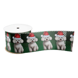 Bichon Frise Hond Vakantie Plaid Grappige Kerst Lint