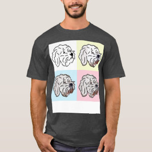 Bichon Frise Hond Vier Gezichten T-shirt