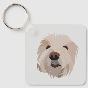 Bichon Frise Hondenliefhebber Bichon Frise Sleutelhanger