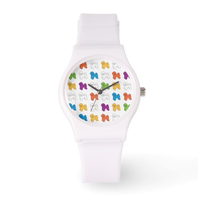 Bichon Frise Horloge (Voorkant)