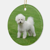 Bichon Frise Keramisch Ornament (Links)