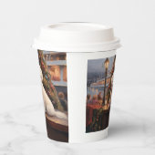 Bichon Frise Kerst Cruise: Pawsome Holiday Papieren Bekers (Links)