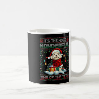 Bichon Frise Kerstboom Decoraties Hondenliefhebber Koffiemok