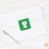 Bichon Frise kerstcadeau Stickers (Envelop)