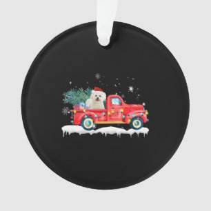 Bichon Frise kersthond kerstmis kerstmis Ornament