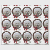 Bichon Frise Kerstmis Cadeaupapier (Vlak)