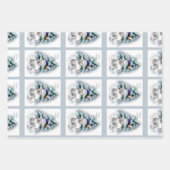 Bichon Frise Kerstmis Inpakpapier Vel (Voorkant 2)