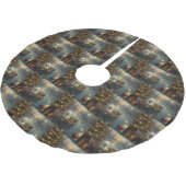 Bichon Frise kerstvakantie Kerstboom Rok (Gekanteld)