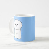 Bichon Frise. Koffiemok (Voorkant links)