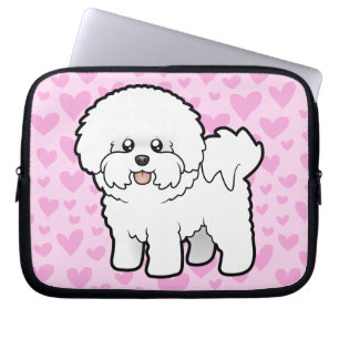 Bichon Frise Love Laptop Sleeve