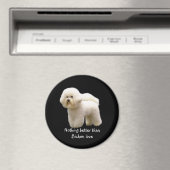 Bichon Frise Magnet (In Situ (Lave-vaisselle))