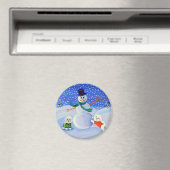 Bichon Frise Magnet (In Situ (Lave-vaisselle))