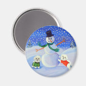 Bichon Frise Magnet Magneet (Voorkant / Achterkant)