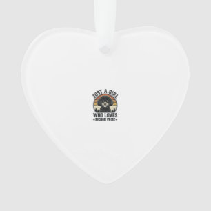Bichon Frise Meisje Vintage Hond Liefhebber Shirt_ Ornament