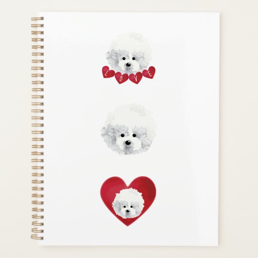 Bichon Frise _ mix _ Planner (Voorkant)