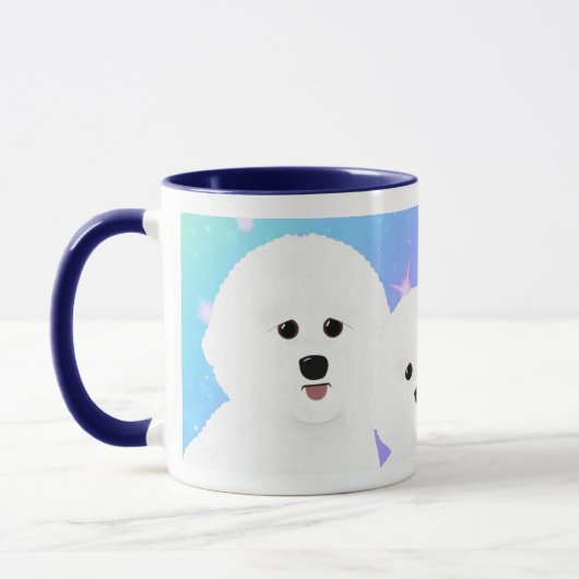 Bichon Frise Mug (Gauche)