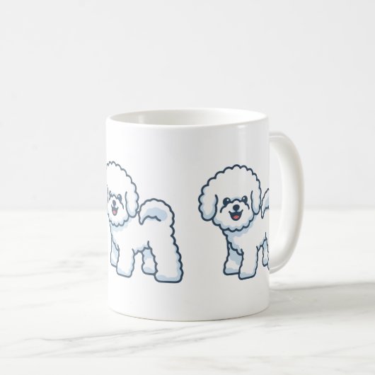 Bichon Frise mug (Devant droit)