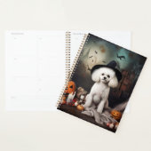Bichon Frise pompoenen Halloween Scary Planner (Display)