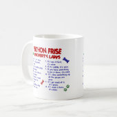 BICHON FRISE Property Laws 2 Koffiemok (Voorkant links)
