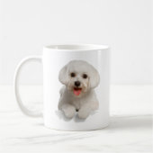 Bichon Frise Puppy Koffiemok (Links)