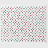 Bichon Frise Santa Paws Cadeaupapier (Vlak)