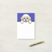 Bichon Frise Schattigee Bichon Puppy Hondenliefheb Post-it® Notes (Op bureau)