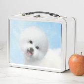 Bichon Frise-schildering - Cute Original Dog Art (In situ)