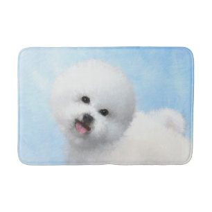 Bichon Frise-schildering - Cute Original Dog Art Badmat
