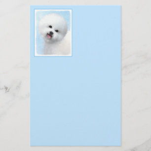 Bichon Frise-schildering - Cute Original Dog Art Briefpapier