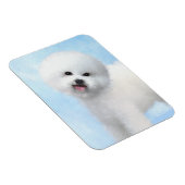 Bichon Frise-schildering - Cute Original Dog Art Magneet (Rechterzijde)