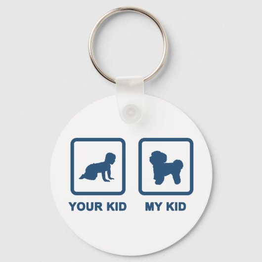 Bichon Frise Sleutelhanger (Voorkant)