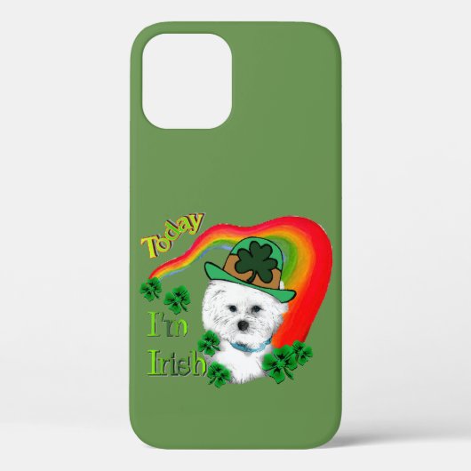 Bichon Frise St Patricks Case-Mate iPhone Case (Achterkant)