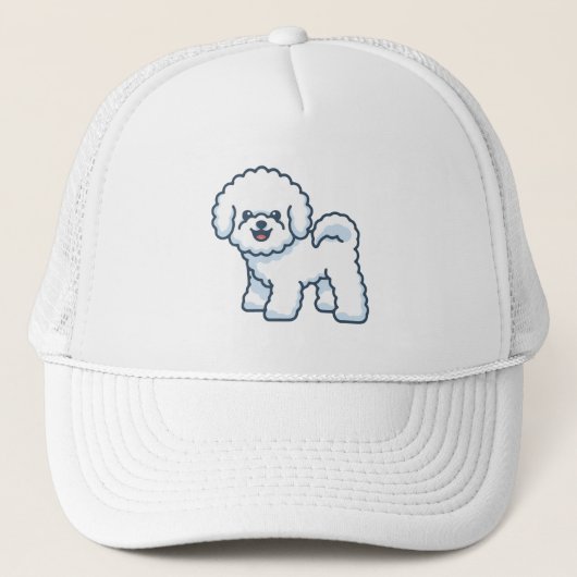Bichon Frise Trucker Pet (Voorkant)