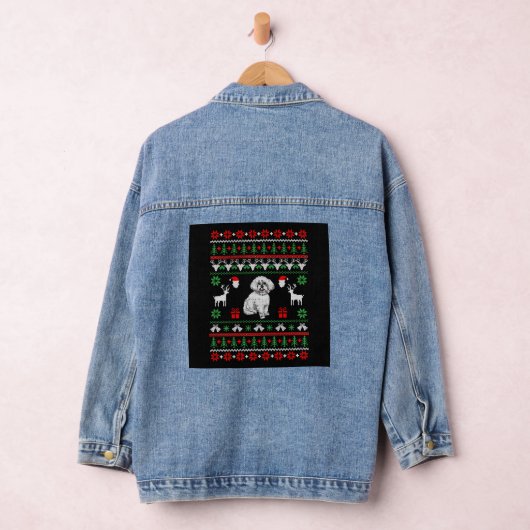 Bichon Frise Ugly Christmas Sweater (Hangar)
