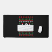 Bichon Frise Ugly Christmas Sweater (Clavier et souris)