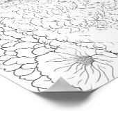 Bichon Frise volwassen kleuring Poster (Hoek)