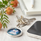 Bichon Ice Shaver Dreamland Sleutelhanger (Zijkant)