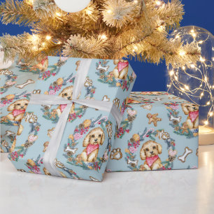 Bichon-kerst Cadeaupapier