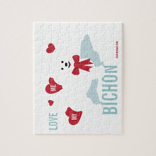 Bichon Lovers Puzzle Legpuzzel (Verticaal)