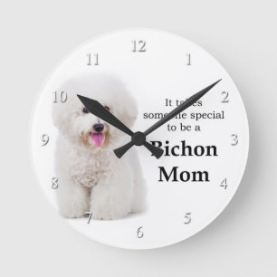 Bichon Ma Clock Ronde Klok