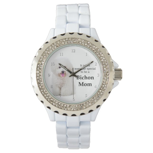 Bichon mam horloge (Voorkant)
