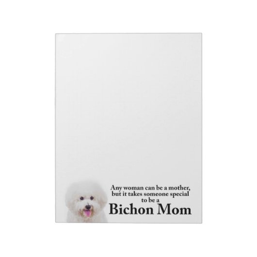 Bichon mama Notitieblok (Gedraaid)