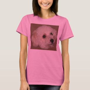 Bichon Poodle on Damage Long Sleeved T-Shirt