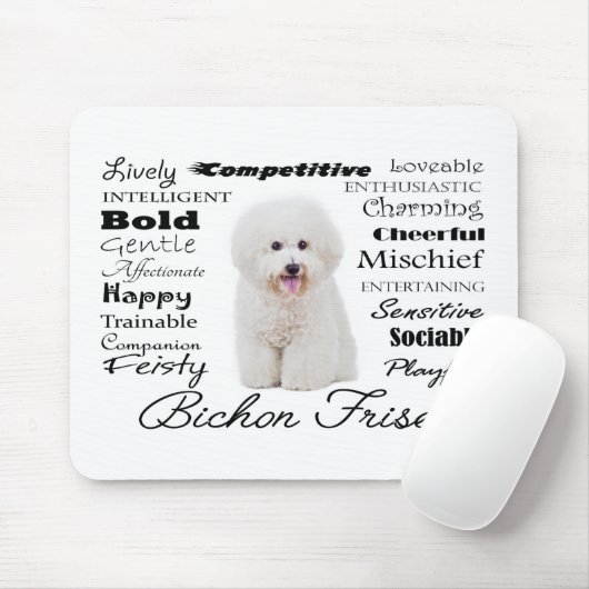 Bichon Traits Mousepad Muismat (Met muis)